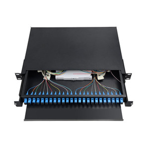 Bandeja <span class=keywords><strong>ODF</strong></span> thiết bị sợi quang 24p cổng Fusion <span class=keywords><strong>SC</strong></span> UPC Simplex <span class=keywords><strong>Adapter</strong></span> 1U Patch Panel - Product Image 5