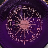 Purple Stainless Steel Sound Healing Sun Goddess Handmade Gong for Gong Bath