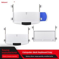 Support de clavier d'ordinateur en plastique personnalisé en usine, ultra-silencieux, épaissi, à deux sections