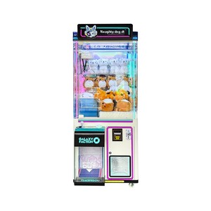 Machine à griffes en acrylique personnalisable <span class=keywords><strong>Naughty</strong></span> <span class=keywords><strong>Dog</strong></span> Catch, entièrement transparente, pour poupées, sans personnel, en libre-service, avec paiement par code QR et monnayeur - Product Image 5