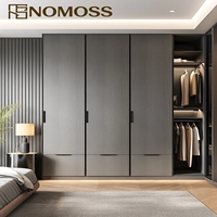 Armoire de chambre principale de haute qualité et armoire à vêtements autoportante en bois durable pour chambre à coucher et dressing