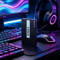 SSD Internal Solid-State Drive 128GB/256GB Antarmuka SATA3 25 inci Kecepatan Baca 400MB/s/Kecepatan Tulis 200MB/s untuk Laptop dan Desktop