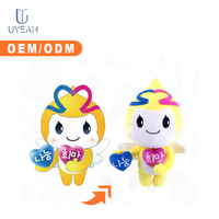 UYEAH OEM/ODM – Peluches personnalisées de haute qualité à faible MOQ, en coton PP, design mignon, super douces, figurines de dessins animés en peluche