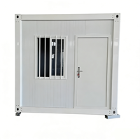 Maison conteneur portable, cabine modulaire prête à l'emploi pour bureau de chantier, dortoir