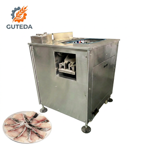 Trancheuse automatique industrielle pour poisson tilapia, entièrement en acier inoxydable avec commande PLC pour cantine et cuisine centralisée - Product Image 1