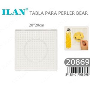 แผ่นรองเม็ดลูกปัด ILAN Perler ขนาด 20x20 ซม. สำหรับงานศิลปะเม็ดลูกปัด - Product Image 3