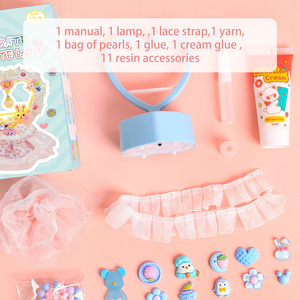 Nouveauté 2026 : Kits DIY non toxiques pour enfants avec colle crème et accessoires Kawaii pour décorer votre adorable lampe - Product Image 4