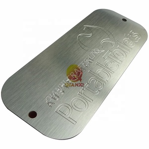 Plaques métalliques personnalisées avec logo gravé en acier inoxydable, nom gravé ss - Product Image 4