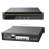 J6412 J4125 Serveur informatique industriel Quad-Core 2U Rack 2 Gigabit Lan 6COM RS485 GPIO VPN Firewall I7 1165G7 I5 10210U Stock