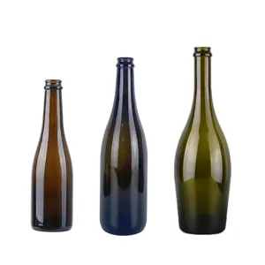 התאמה אישית זכוכית בקבוקי ספקים של יין 750ml שמפניה נוצץ