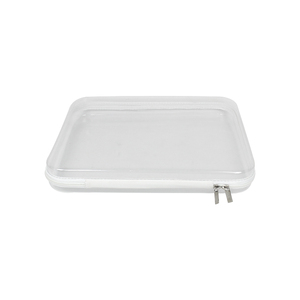 Trong suốt PVC vuông lưu trữ dây kéo trường hợp rõ ràng EVA nhựa cứng Side trường hợp cho bút chì mục đích đặc biệt Túi & trường hợp - Product Image 3