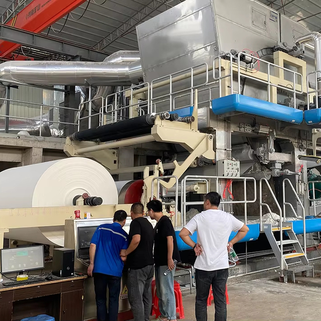 High Speed Automatic Toilet Paper Machine Jumbo Roll Toilet Paper Making Machine