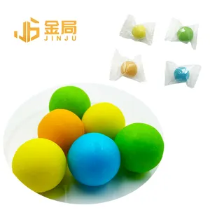 Wholesale Custom Fruity Small Colorful Bubble Gum Ball Candy Mixed Round Color Chewing Bubble Gum Ball