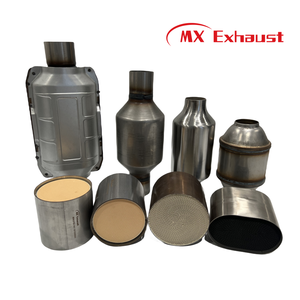 Knalpot Universal Stainless Steel High Flow & Pipa Konverter Katalitik 2'' 2.25'' 2.5'' 200 Cell 400 Cell - Product Image 1
