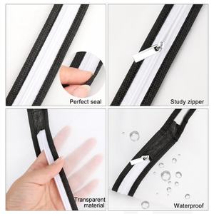 Custom PEVA Hanging <b>Dress</b> Gown Suit Clothes Clear Closet Storage Dustproof <b>Cover</b> Fashionable Zipper Bag Protector for Garments - Product Image 3