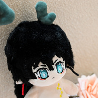 Poupée en coton anime personnalisée OEM ODM, version Q, poupée humanoïde en peluche, personnage de dessin animé personnalisé, jouet en peluche pour les marchandises de jeux et d'anime