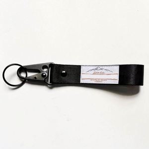 High Quality Cool Style Flight Double Sided Fabric Key <b>Ring</b> Tag Custom Special Logo Nylon Keychain - Product Image 3