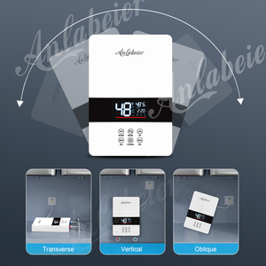 Calentador de agua eléctrico instantáneo sin tanque de 220v 3-6kw, IPX4 a prueba de agua, carcasa de plástico, para uso en hoteles, géiser eléctrico instantáneo. - Product Image 5