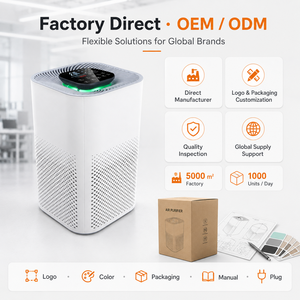 <span class=keywords><strong>Purificateur</strong></span> <span class=keywords><strong>d</strong></span>'<span class=keywords><strong>air</strong></span> domestique intelligent WiFi HEPA13 avec ioniseur et photocatalyseur PCO, directement de l'usine - Product Image 4