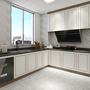 Gabinetes de Cocina Modernos de Madera Personalizados de Fábrica e Islas con Diseño Multifuncional Ecológico para Muebles de Cocina - Product Image 2