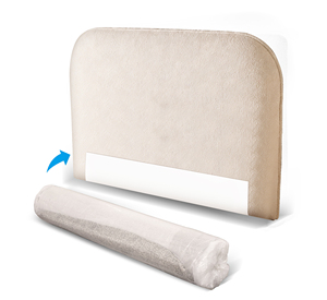 Tête <span class=keywords><strong>de</strong></span> <span class=keywords><strong>lit</strong></span> rembourrée en tissu pour enfants, enroulable et compressible, vente en gros - Product Image 6