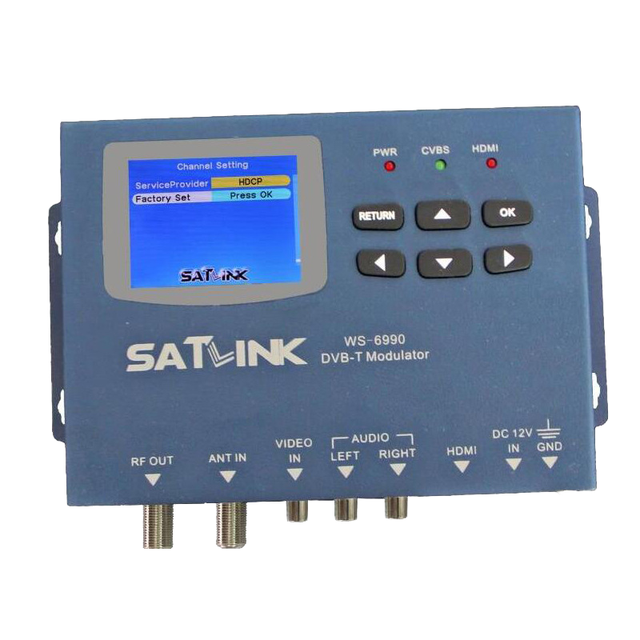 Satlink WS-6990 HD to AV Input Single DVB-T for Modulator