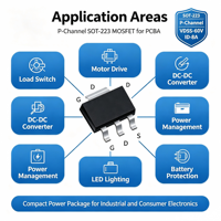 NK ISP650P06NMXTSA1 SOT-223 MOSFET à canal P -60V -8A Faible Rds(on) Transistor de puissance SMD pour interrupteur de charge, commande de moteur, éclairage LED
