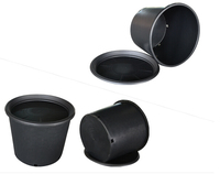 Pots de pépinière en plastique Chin-Up pour plantes, pots de culture réutilisables pour semis avec trous de drainage, seaux de plantation robustes pour le jardin