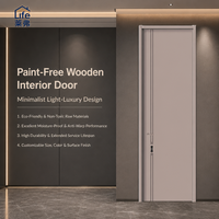 Porte intérieure en bois de haute qualité, insonorisée, imperméable, pour villa, hôtel, salon, personnalisation complète de la maison, meubles sur mesure
