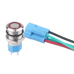 Công Tắc Kéo Nút Bấm Kim Loại Điện 4 Chân Chất Lượng Cao Loại Khóa Chất Lượng Cao Chống Nước IPX5 12Mm - Product Image 6