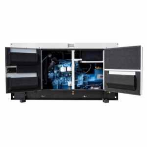Generador Silencioso de 16-30 kVA con Arranque Automático, Control Remoto A20, Trifásico, Salida Confiable para Aplicaciones Industriales Sistema de Refrigeración por Agua - Product Image 1