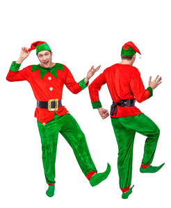 Conjunto <span class=keywords><strong>de</strong></span> Disfraces <span class=keywords><strong>de</strong></span> Duendes Navideños Luolan - Traje Unisex para Adultos con Sombrero, Cinturón y Botas para Baile <span class=keywords><strong>de</strong></span> Máscaras y Fiesta <span class=keywords><strong>de</strong></span> Año Nuevo - Product Image 2