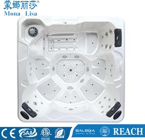 Vasca Idromassaggio da Esterno <span class=keywords><strong>Monalisa</strong></span> per 6 Persone, Moderna Vasca da Bagno Autoportante in Acrilico - Product Image 2