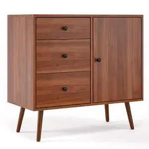 Modern Design Wooden 1 Door 3 Drawer Chest PB Melamine Cabinet chest of drawer