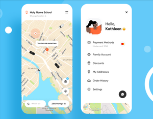แอปจองรถแท็กซี่นอกเมืองระดับพรีเมียม ดีไซน์สวยงาม รองรับระบบไฮบริดบนมือถือ IOS พร้อมรองรับอินเทอร์เน็ตสำหรับ Linux และ MAC - Product Image 3
