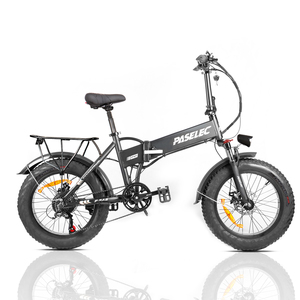 PASELEC <b>Electric</b> Folding Bike 20 Inch Fat Tire 500W Brushless Motor 500w <b>electric</b> bike Disc Brakes 7 Speed - Product Image 1