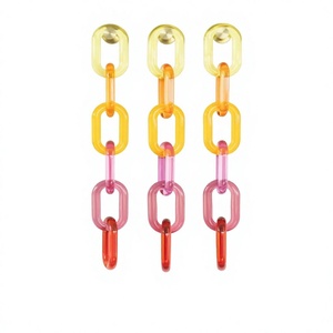 Cadena de Resina Colorida para Colgar en la Pared, Decoración Geométrica, Pieza de Arte Contemporánea, Diseño Abstracto, Adorno Decorativo, Ramadán Moderno - Product Image 1