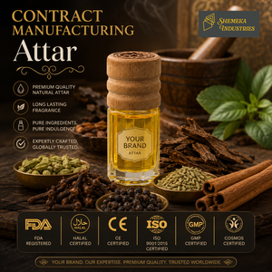 Parfum Attar non alcoolisé 3 ml, fabrication sous contrat, fournisseur OEM avec bouchon en bois, flacon de parfum personnalisé, marque privée - Product Image 2