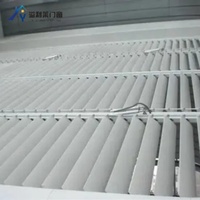 Store banne extérieur moderne personnalisé en alliage d'aluminium, horizontal, étanche, résistant au soleil, avec ventilation, pour entrepôt