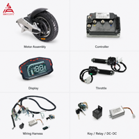 Kit de conversion QS MOTOR P090B-80 1000W 10 pouces avec moteur central 72V pour trottinette électrique