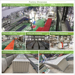 耐火防水グレートウォールメタルシートPUサンドイッチパネル屋根低価格断熱アルミ屋根パネル（建築用） - Product Image 4