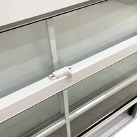 Ventanas Corredizas Verticales de Vidrio Templado Insonorizadas, con Rotura de Puente Térmico, de Aluminio, Simples o Dobles, con Diseño de Rejilla
