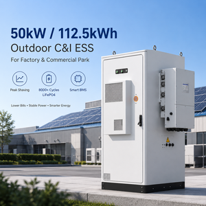 Système de stockage d'énergie LITHTECH, batterie au lithium solaire, 60 kWh, 360 kWh, 600 kWh, armoire extérieure - Product Image 4