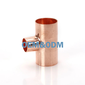 Tee all'ingrosso rosso rame forgiato raccordo riducente per condizionatore d'aria pezzi di ricambio HaiLiang T54 * 42*54 - Product Image 1