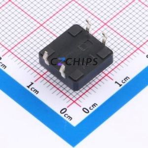 K2-1103DP-I4SW-04 Tactile Switch Through hole-4P,12x12mm Switch Single Pole Single Throw Round Button 2.5N Through Hole - Product Image 2