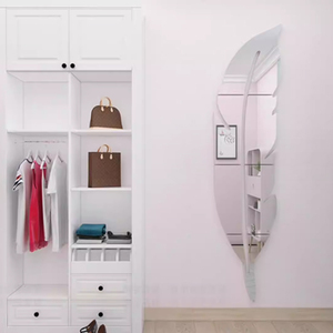 Nhà Máy Sản Xuất Miếng Dán Gương Hình Lông Vũ Miếng Dán Tường Trang Trí Nhà Cửa Miếng Dán Tường Gương Acrylic - Product Image 5