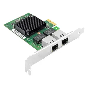 Adaptador de puerto Dual LREC9222HT, 2 puertos RJ45, cobre, 1000mbps, tarjeta Ethernet PCIe, I350