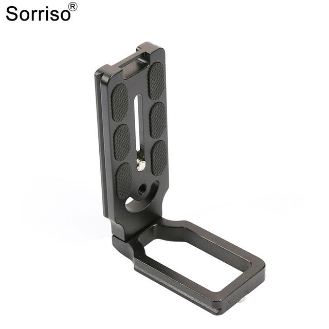Premium L Shaped Quick Release Plate Bracket Aluminum Camera Bracket for Canon 5D Mark III 600D Nikon D7000 D7100 D800