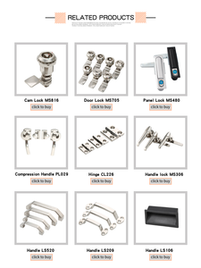 Thép không gỉ SUS304 cửa trượt nhà để xe phần cứng an ninh Con lăn màn trập t các loại khóa phím thiết lập cửa nhà để xe ổ khóa - Product Image 6