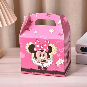 Nueva <span class=keywords><strong>Caja</strong></span> <span class=keywords><strong>de</strong></span> Regalo Plegable <span class=keywords><strong>de</strong></span> Papel Blanco con Diseño <span class=keywords><strong>de</strong></span> <span class=keywords><strong>Mickey</strong></span> <span class=keywords><strong>Mouse</strong></span> y Minnie <span class=keywords><strong>Mouse</strong></span> <span class=keywords><strong>para</strong></span> Fiestas y Días Festivos - Product Image 4